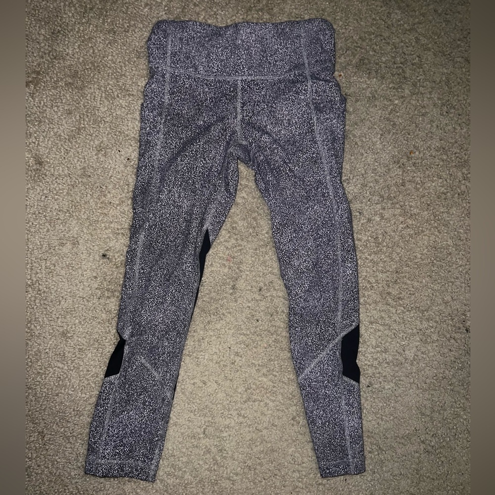 lululemon athletica Black and Gray Leggings